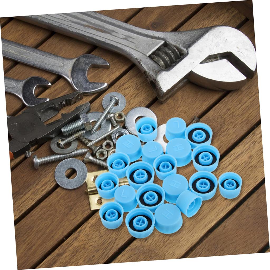 SOPOTUTU 20 Valve Core Caps for Low Dust Cover Attachment Easy Durable Removal