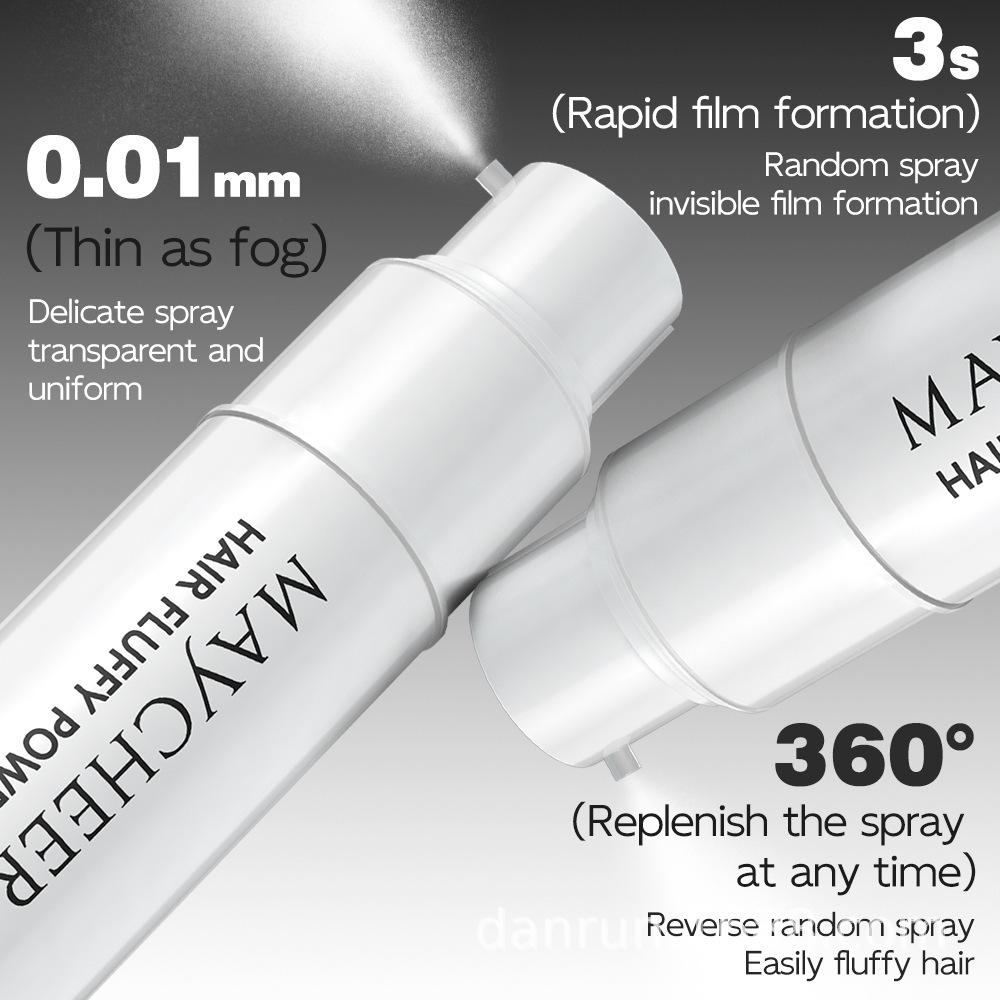 MAYCHEER No-Rinse Hair Fluffy Powder Spray - Long-Lasting Oil Control & Refreshing Korean Styling Essential