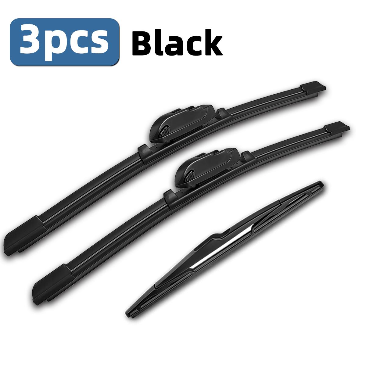 

3PCS Front And Rear Wiper Kit Fit For Isuzu Axiom Trooper 1991-2004 Windshield Wiper Silent Wiper Car Accessories 2003 2002 2001 Axiom(2002-2004) чорний