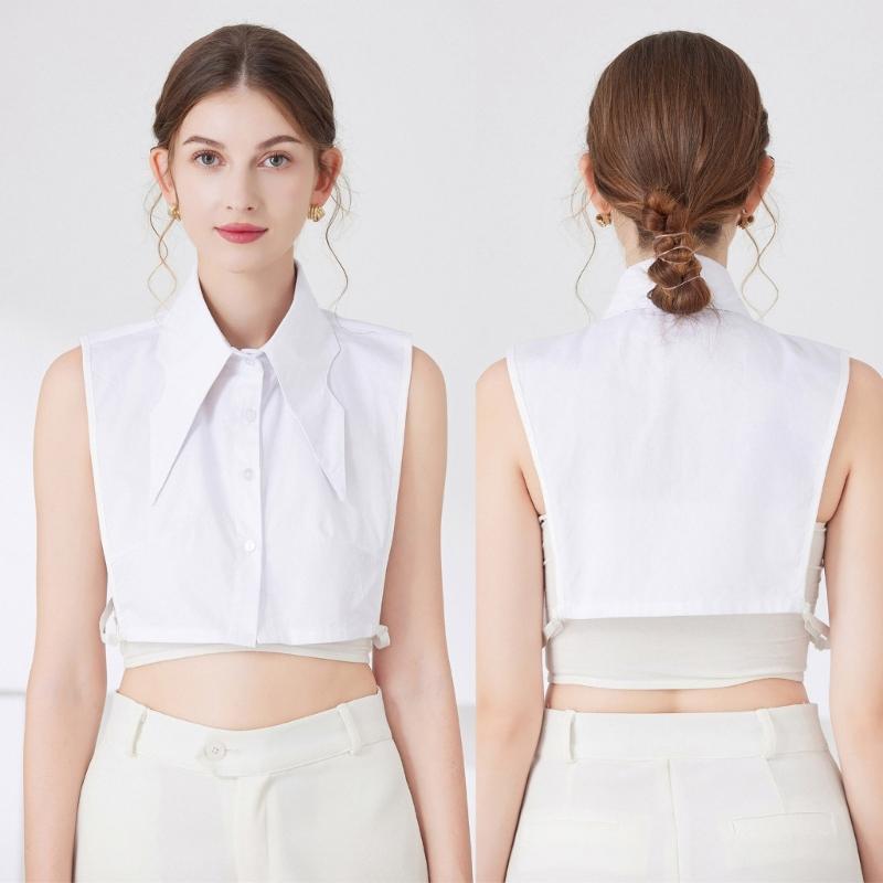 Women False Collar Fashion French Floral Collar Girl Casual Decorative Collar