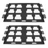 2 Pcs Toolbox Mounting Plate Suitable for Mli Packout Toolbox Wall Or Floor Mount Metal Mounting Base