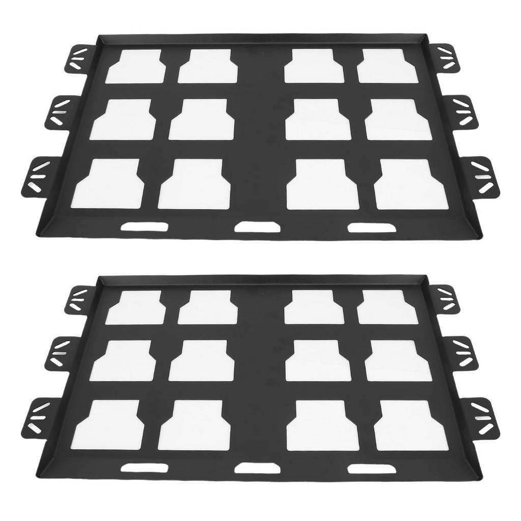 2 Pcs Toolbox Mounting Plate Suitable for Mli Packout Toolbox Wall Or Floor Mount Metal Mounting Base