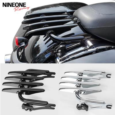 Support Shelf Detachable Luggage Rack Steel Rear Carrier For Harley Avidson Street Glide Road King FLHX FLHT Special Road Glide