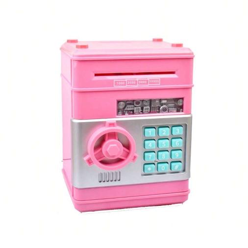 Piggy Bank, Electronic Coin Savings Bank With Password Protection, ATM Savings Bank Coin Reel Storage Box, Creative Money Storag