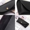 Colored Buckle Glasses Box PU Leather Solid Color Glasses Pouch Bag Accessories Pressure Resistant Reading Glasses Holder Box