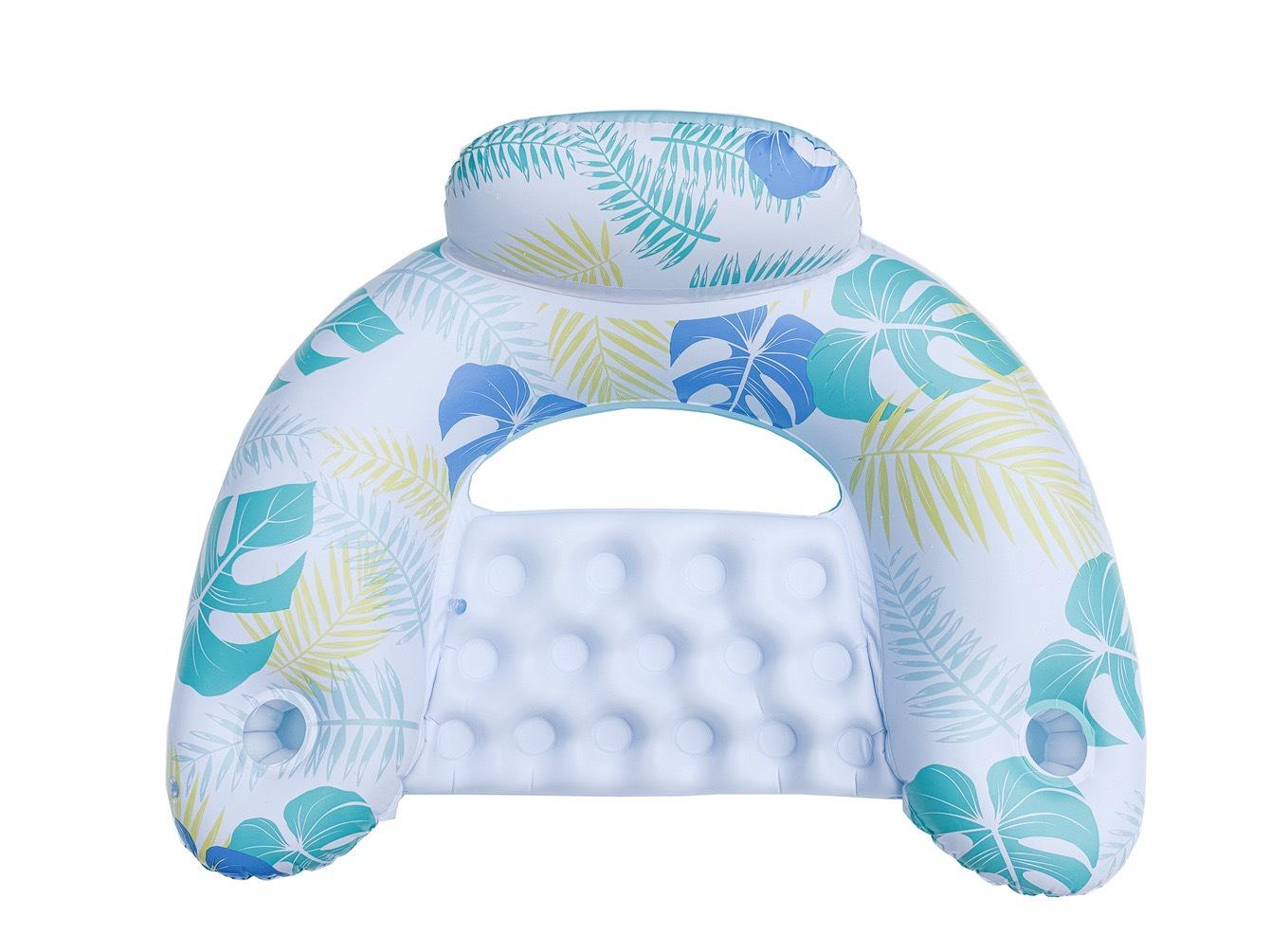 Enjoy U-Shaped Inflatable Lounge Chair with Bow - Celebrity Pool Float Lounge Chair