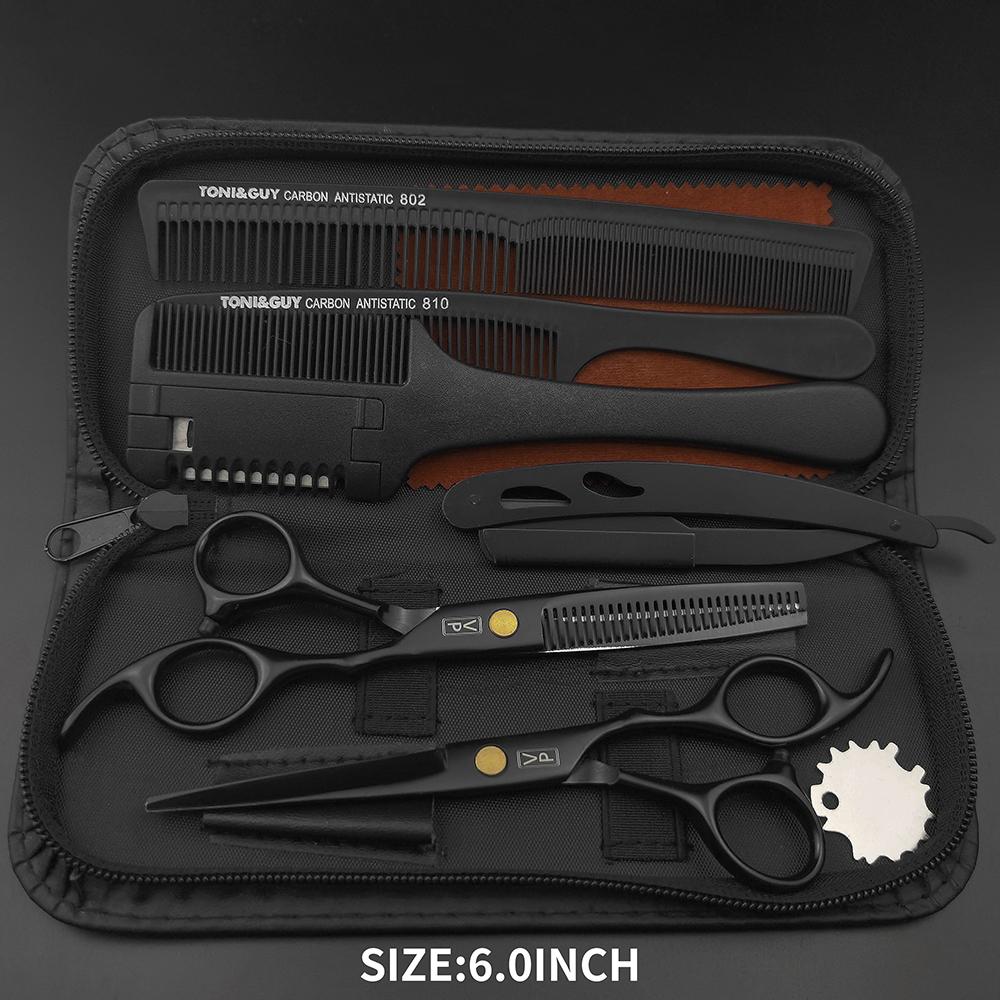VP Professional Hairdressing Scissors Barber Set 5.5 6.0 Hairdresser Hair Beauty Scissors Set Corte de Cabelo Desbaste Ferramentas de Salão