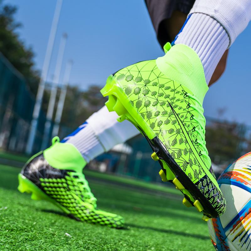 New Football Shoes Society Grass Training Professional Football Boots Long Spikes Original Sneaker Casual Cleats Soccer Shoes