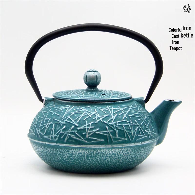 Chaxun Pine Needle Enamel Cast Iron Teapot