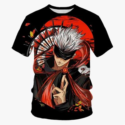 Anime 3D Printed T-shirt Fashion Harajuku Anime Casual Comfortable Short Sleeved Top