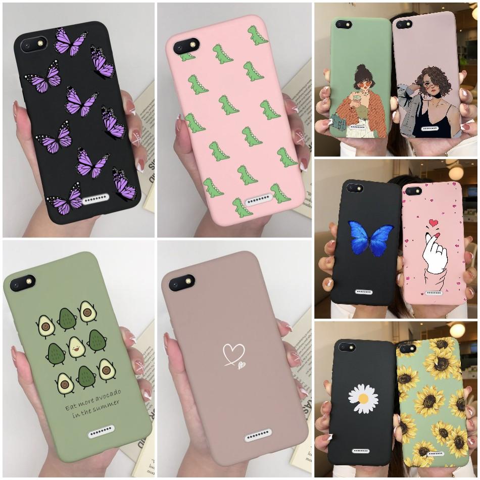 For Xiaomi Redmi 6A Case Cover Soft Silicone multicolor cute tpu Phone Cover Case For Xiomi Redmi 6A 6 A A6 bumper Phone Funda