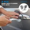 2PCS Door Lock Cylinder Set Front Left/Right,Compatible With Chevrolet Truck C10 C20 C30 GMC 1500 2500 3500 1965-1987 SUV Blazer Jimmy Suburban Van