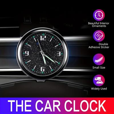 Autoklok Auto-interieurdecoratie Digitaal kwartshorloge Dashboard Autoklok Interieur Autoaccessoires