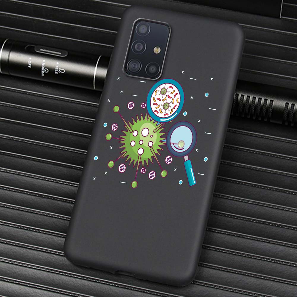 Science Chemistry Biology Phone Case For Samsung Galaxy A51 A71 A21S A12 A11 A31 A41 A72 A01 A03s A52 A32 A22 A13 5G Soft Cover