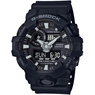 G-SHOCK GA-700-1BJF [Combinazione Analogico/Digitale Nazione] Orologio Rotondo Resina Nera