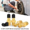 Brass Air Tank Fill Valve Male Threaded Connection Tank Valve Stem  Pressure Vessel Filling