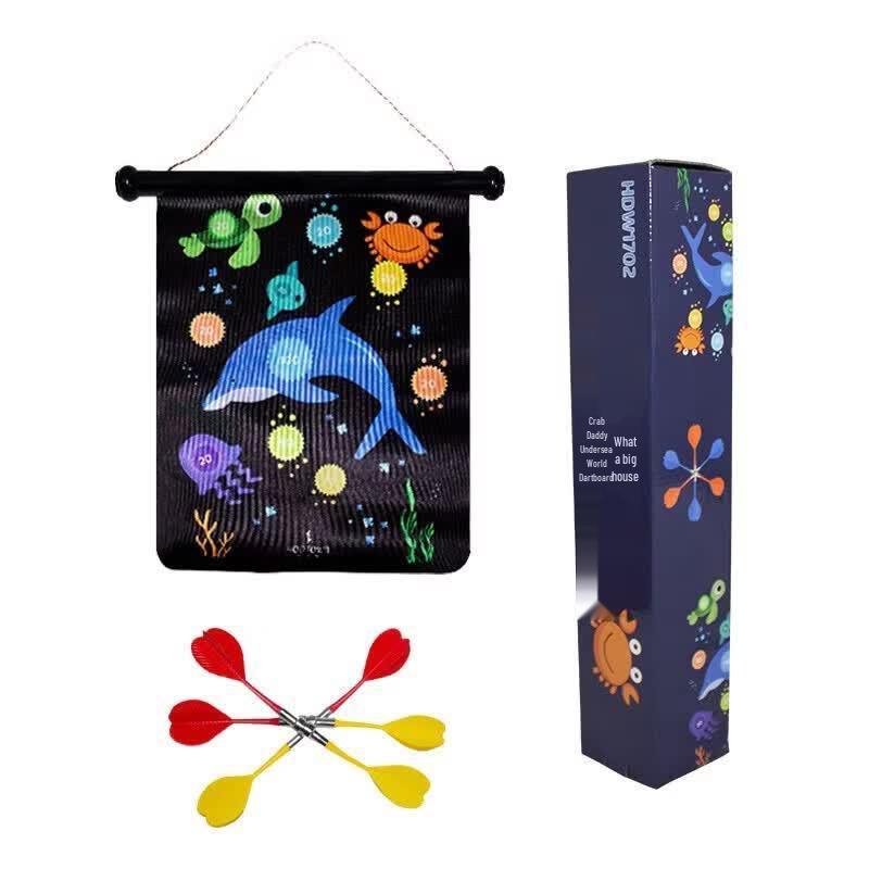 HODTOWN Double-Sided Magnetic Dartboard Set