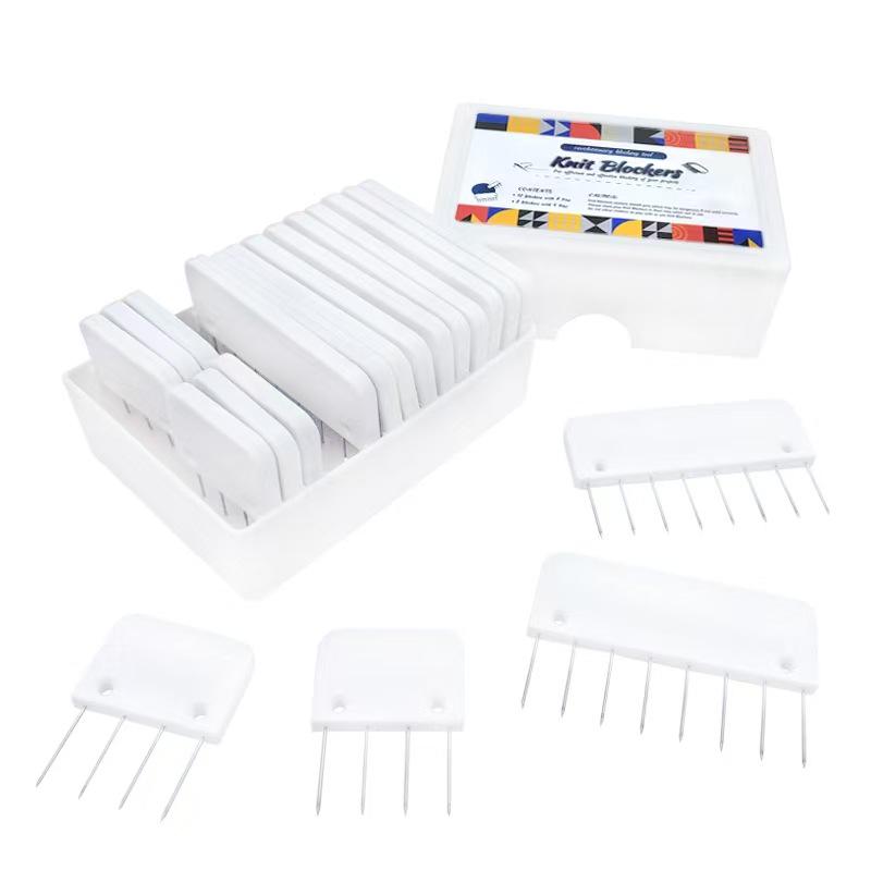 Scarf and Sweater Shaping Pins & Rake Knitting Tools Set