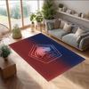 LOSC Lille FC Soccer Football Pattern Soft Area Rug Non Slip Indoor Floor Carpet Sports Decor Mat for Bedroom