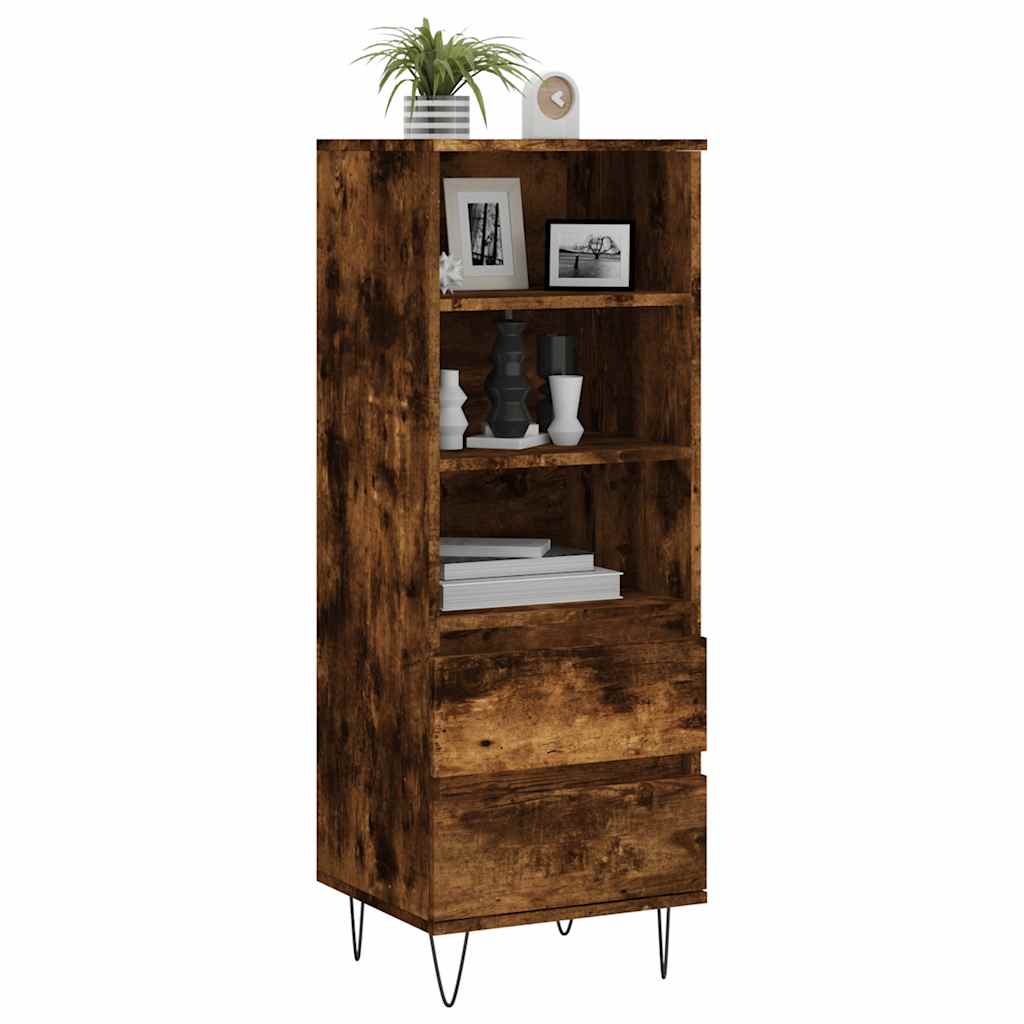 Highboard Smoked Oak 40 x 36 x 110 cm Particleboard