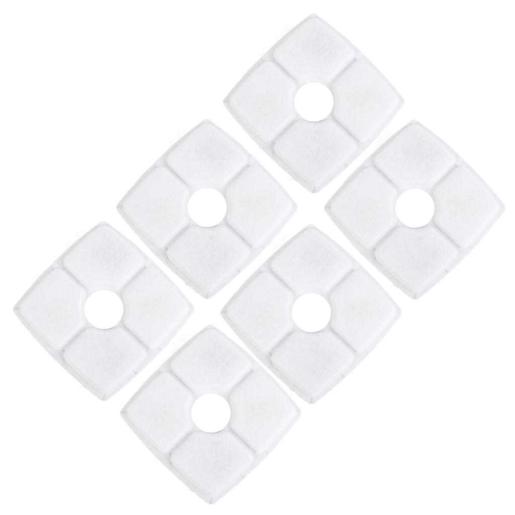 12Pcs Cat Water Fountain Filters Activated Carbon Cat Fountain Filter Replacement for Square Cat Water Fountain Inside