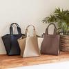 Kobe Lettuce Side Knit Bag [B1443] Free Size Brown