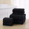 Thick, Absorbent Lint-Free Black Towel for Bath, Face, Salon, Spa, and Barber Use