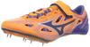 ELITE 2 Track and Field Short Track and Field Under 2E X-LASER Shoes, Club, Lightweight, Distance, Spikes, 800m, Orange/Blue, 28.5 Cm,