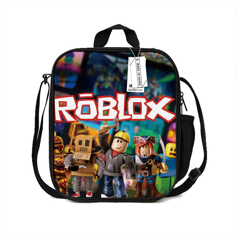 Lunch Bag, Primary And Secondary School Students Meal Bag, Ice Bag, Rob Loss Messenger Bag. shoulder bag