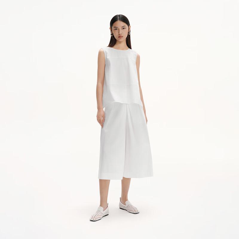 Broadcast Women's Lightweight Wide-Leg Cropped Casual Trousers