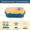 Leak-proof Fresh-keeping Box 304 Stainless Steel Food Storage Box Food Container  for Office&School