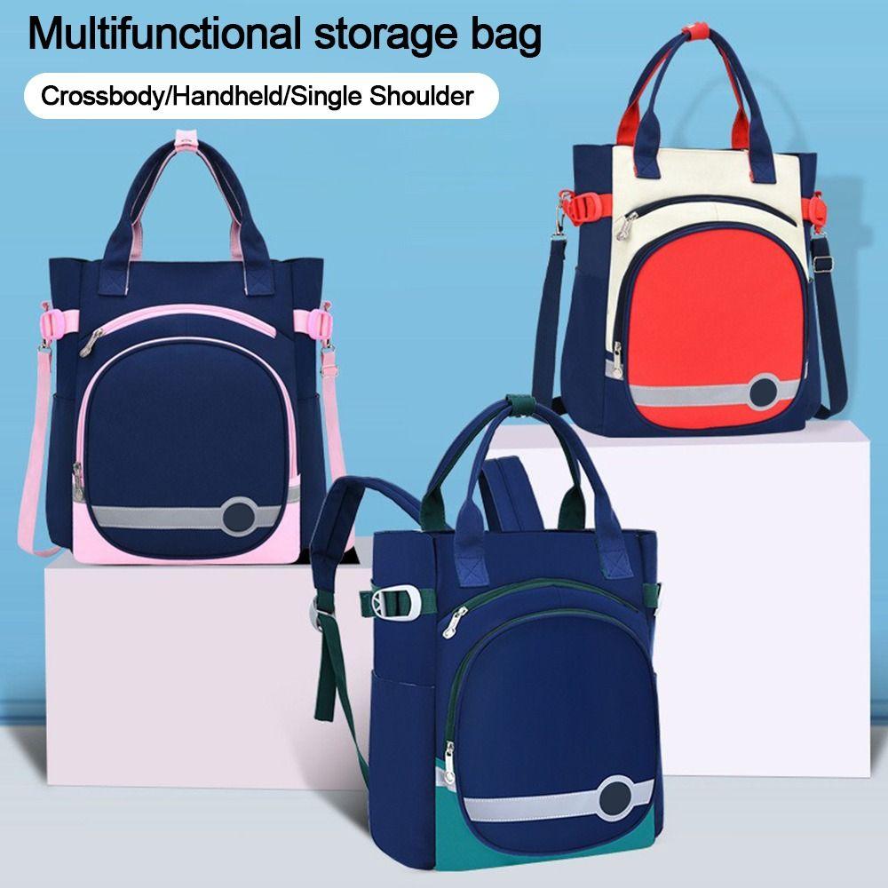 Oxford Cloth Student Shoulder Bag Dust-proof Waterproof Document Organizer Bag Large Capacity File Tote Bag Office Supplies