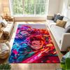 Demon Slayer Battle Fury Non-Slip Home Carpet Design for Office Decor Living Room Gift
