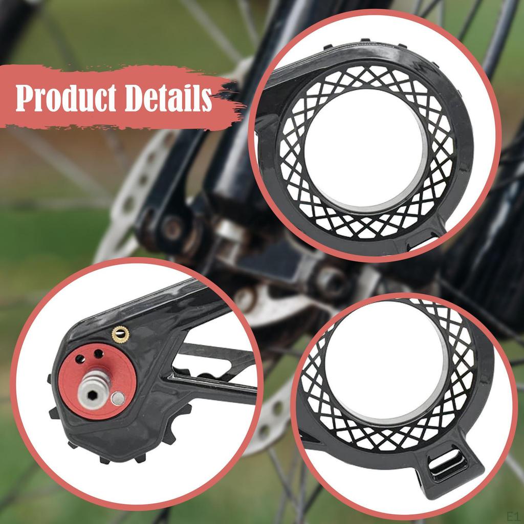 Bike Rear Derailleur Pulley Wheel System Cage 12T Bearing Guide Easy Installation Outdoor