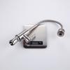 Flexible Single lever Hole Mixer Cold and Hot  Water Tap Stainless steel Brushed Sink On-board installation Kitchen Faucet