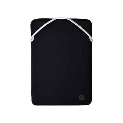 HP Sleeve Case, Protective Computer Case, Reversible (Black/Silver), Compatible with 14-inch Laptops (Model Number: 2F2J1AA)