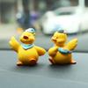 Cartoon Car Ornaments Resin Duck Toy Car Dashboard Ornaments Auto Interior Decorations Car Decors
