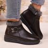 Mutter Schuhe kurze Stiefel Winter alter Mann Herbst und Winter rutschfest warm mittelalterliche Samtlederschuhe mittelalterliche Baumwollschuhe Winter Damenschuhe