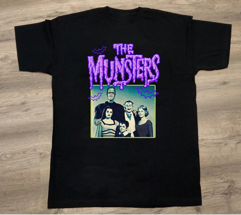 The Munster Black Cotton All size S-5XL Unisex Shirt NEW OM487 Unisex T-Shirt XXL
