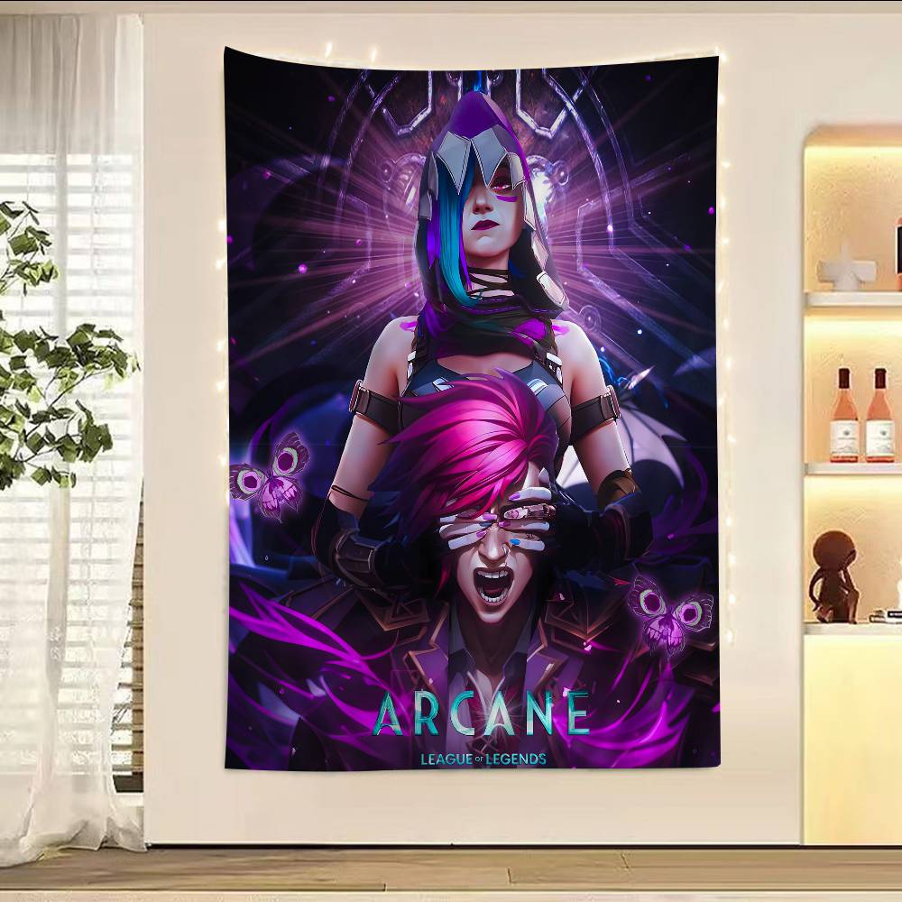 AArcane LLOL Classic Animation Cartoon Tapestry Wall Hanging Decoration Household Home Decor