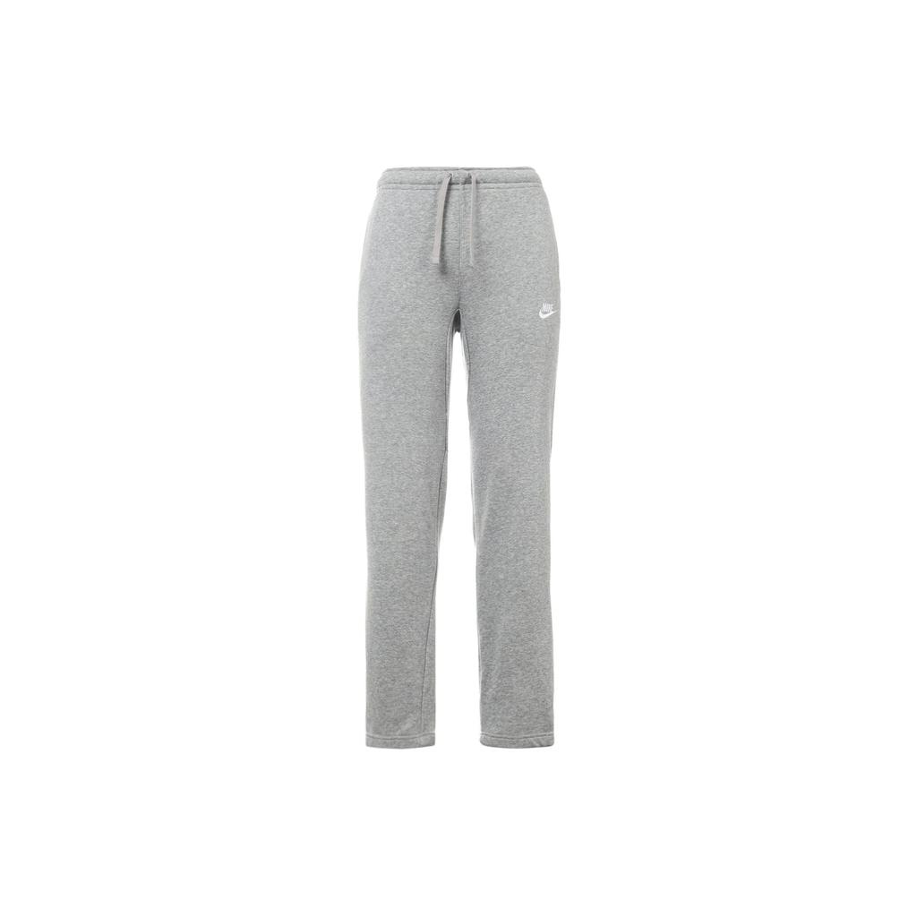 Nike Knitted Sweatpants Men's Gray Moderate Straight Fit Pants 804400-063