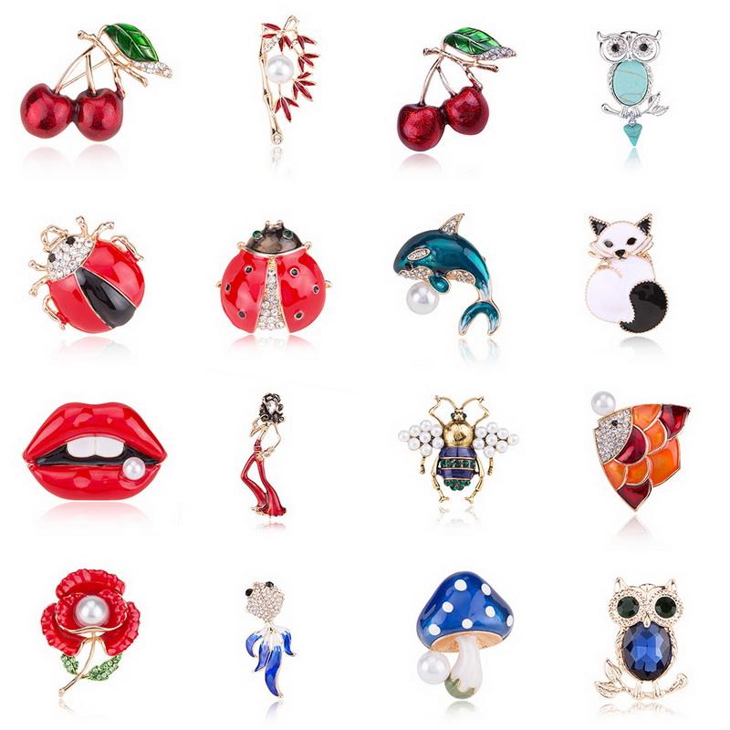 

Шикарная Очаровательная Нежная Капля Масло Брошь Горный хрусталь Жемчужина Флора и фауна Брошь Булавка Банкет Украшение Брошь Булавка Подарочные украшения Ювелирные изделия