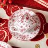 OLOEY French Rose Ceramic Mug and Saucer Gift Set