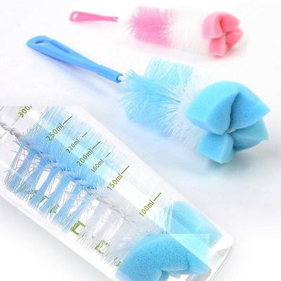 Cleaning Brush + Sponge Integrated Water Bottle Tumbler Cleaning Brush