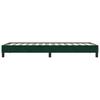 Bed Frame Without Mattress Dark Green 80 X 220 Cm Velvet