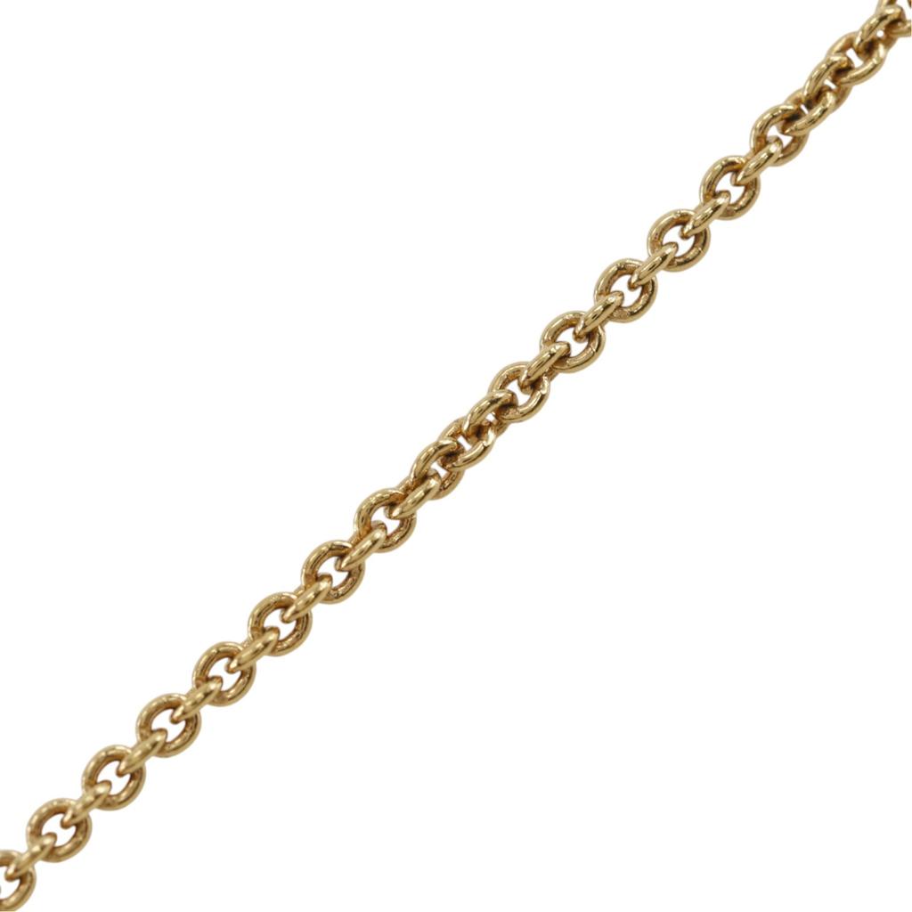 LOUIS VUITTON Essential V Necklace M61083 Plated Gold 9.7g unisex Used