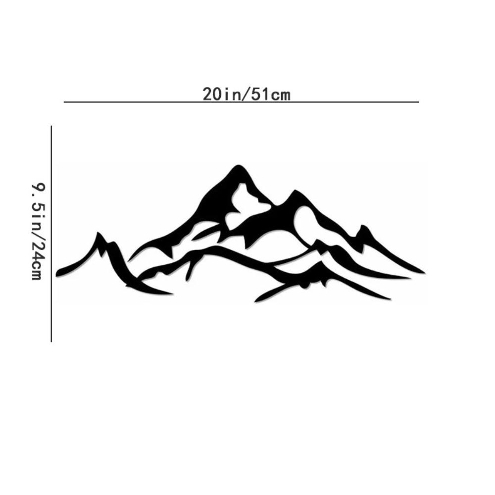 

Настенное искусство из металла на горном хребте – Знак для походов на вершину, железные поделки для украшения стен, стильное произведение искусства и настенная наклейка чёрный