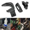 ABS Center Console Drink Cup Insert for E81 E82 E87 E88 E90 E91 E92 E93 and X1 E84, 51160443082 51169144632 Black Silver Interior Cabin Part