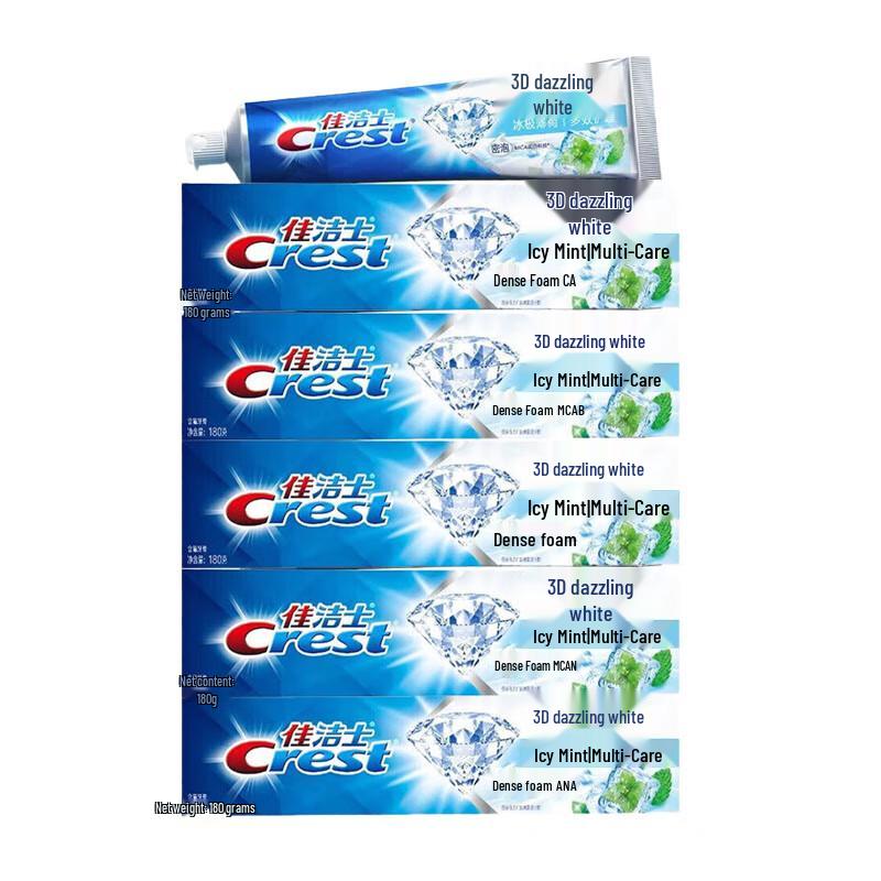 Crest 3D White Arctic Mint Toothpaste (5-Pack)