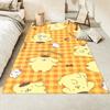 Cute Pompom Dog print decorative rug, perfect for the bedroom, bedside, doorway, or living room as a housewarming gift.